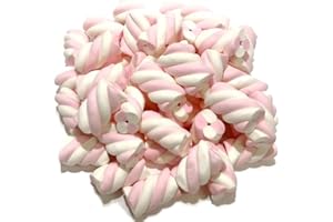 CandyFrizz Selection – Marshmallow Treccia Bianco Rosa – 1 kg – Senza Glutine