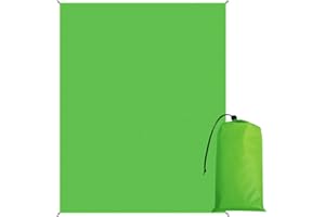 FYting Pocket Blanket,Picnic Blanket,Small Picnic Blanket Waterproof,Camping Accessories for the Beach,Camping,Hiking, Travel, Festivals,140x150cm (Green)