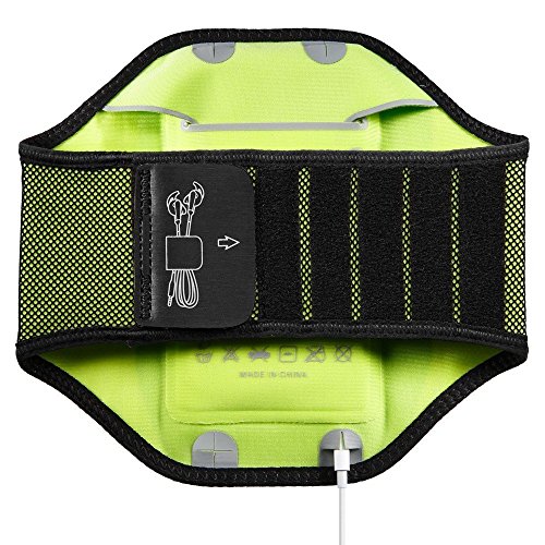 Fascia Braccio, Spigen Velo Braccio Sportiva Universale per Jogging Palestra Running con Cinturino Regolabile per iPhone 8/7/6S/6/SE/5S/5, Samsung Galaxy S8/ S7 etc Fascia da Braccio - SGP11198