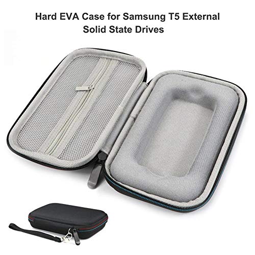 Preisvergleich Produktbild Aufbewahrungskoffer Tasche, solide Externe Festplatte Reisetasche für T5 tragbare SSD 250 GB 500 GB 1 TB 2 TB Externe SSD, tragbare Reiseelektronik Zubehör Organizer