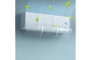 DYBOHF Deflettore per condizionatore, Anti Diretto Blowing condizionatore d' Aria Shield Cold condizionatore d' Aria deflettore. (Trasparente)