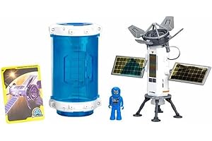 SILVERLIT - Astropod - Die Kommunikationsstation - Thema Universum und Raum - Konstruktion und Erfahrungen - Weltraumspielzeug für Kinder - Ab 6 Jahren