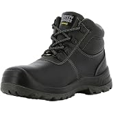 SAFETY JOGGER BESTBOY Safety Shoes S3 man and woman black - 44 | Waterproof Leather Work Shoes - Steel Toe and Insole, SRC An