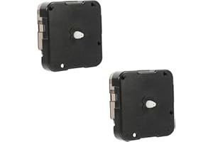 ARTIBETTER Kit De Repuesto De 2 Piezas Para Reloj Cuarzo. Mecanismo Reloj Cuarzo. Construcción Plástico Para Mayor Durabilidad Y Confiabilidad.