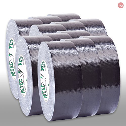 Preisvergleich Produktbild Petec_bundle 12x PETEC Power Tape PANZERBAND SCHWARZ 50 mm x 50 M 86150