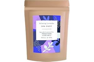 Soul and Spa Relaxing Lavender Spa Dust for Hot Tubs & Whirlpool Bath