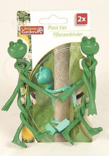 Pflanzenbinder Pflanzbinder FROSCH, 2er Pack, gummiert