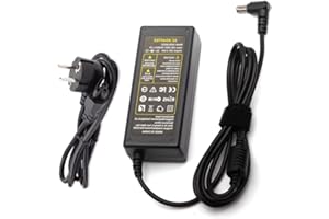 HSXIRQA 14V Écran Alimentation Chargeur pour Samsung Monitor 32" 29" 28" 27" 24" 23" 22" 20" 19" 18" 17" 15" SyncMaster Curved UHD & WQHD, LCD/TFT TV Moniteur Stromkabel Adaptateur Secteur