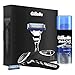Produktbild Gillette MACH3 Sensitive Herren 's Razor + Super Sensitive Rasiergel 75 ml Geschenkset für Ihn