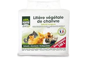 Sarl Devic Hamiform Litière Chanvre rongeurs 100 l 1500 g