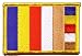 Produktbild Aufnäher Patch Flagge Buddhismus - 8 x 6 cm