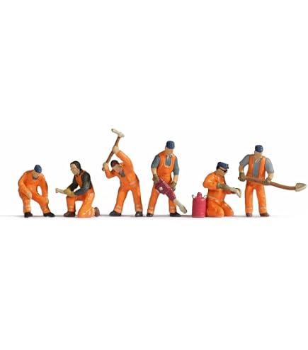 Noch® Figure In Scala TT (1:120) - 6 Viaggiatori Con Bagagli Per Modellismo Ferroviario - 3