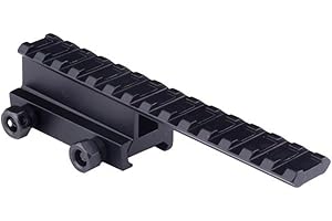 NOGA FIRE WOLF Long Riser Mount Base Riser Long QD Adaptateur de Base de Montage de 20 mm pour Prolonger jusqu'à 20 mm Mount Picatinny Rail