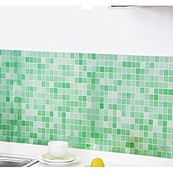 iYmitz ☯ Salle de Bains Cuisine Toilette Autocollants imperméables Autocollants muraux pour Carreaux de mosaïque