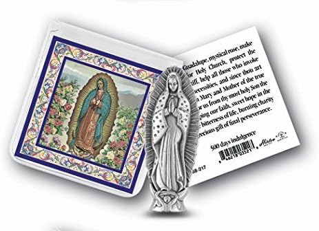 Guadalupe Pocket Statue in case