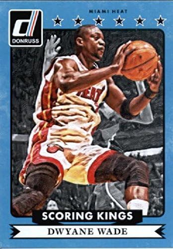 2014 /15 Donruss Scoring Kings Basketball Card #3 Dwyane Wade Miami Heat