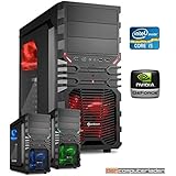 Gamer PC System Intel, i5-7400 (Kaby Lake) 4x3,0 GHz, 8GB DDR4 RAM, 1000GB HDD, nVidia GTX1050 -2GB , Windows 10 (Testversion) Gaming Computer Büro Multimedia dercomputerladen