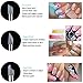 Ejiubas 5 Pcs 2 Way Silicone Carving Tool Manicure Dotting Pen Marbleizing Tool Clay Sculpting Painting Tools Set