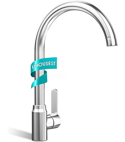 Rubinetto Cucina FORIOUS 360° - Acciaio Inox Monocomando Per Lavello - Foto 14