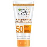 Garnier Ambre Solaire Koruyucu S&uuml;t Spf 50+ Y&uuml;z Ve V&uuml;cut Seyahat Boyu 50 ml, GNMGarnierKS50+50ml