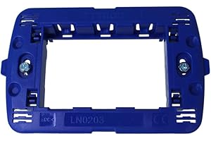 ZOREI Soporte compatible con Bticino Living Light, soporte para caja 502 503 504 507 (1, 3 módulos/plazas)