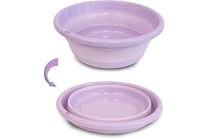 S.I.C SIC Bacinella multiuso pieghevole; Portatile, in gomma termoplastica. Forma Tonda，salvaspazio, leggera.Utile sia per la casa, in cucina; che all'esterno per campeggi e gite. 12 * 31CM