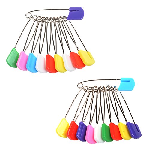 KLOUD CityÂ®Assorted Colors Baby/Kids Cloth Diaper Nappy Pins /Safety pins (20 Pcs random color)