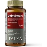 Talya MULTIVITAMIN - Food Supplement Containing RED GINSENG AND COENZYME Q 10 - Rich Support with 12 Vitamins and 8 Minerals