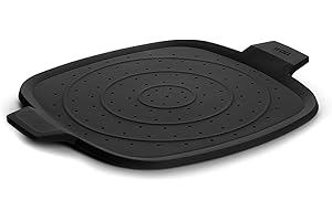 Norbert Woll osłona przed pryskaniem, silikonowa, szara, 24 x 24 cm