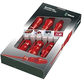 Wera 167 i/6 schroevendraaierset Kraftform Plus Serie 100 Wera 167 i/6 schroevendraaierset Kraftform Plus Serie 100