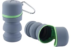 VOANZO Angeln Silikon Faltbare Mülleimer Fliegen Angeln Box mit Reißverschluss Integrierte mit Haken Multifunktionale Tragbare