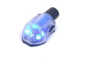 Koyheng Tactique Airsoft Casque Survie Lampes IR Militaire Airborne Manta Strobe Lights avec Magic Tape pour Fast Casque étanche lumière