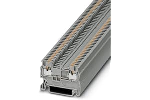 PHOENIX CONTACT PT 1,5/S zacisk przelotowy, szary, 500 V, 17,5 A, 2 liczba przyłączy, przekrój 0,14 mm² - 1,5 mm², złącze push-in, 1 szt