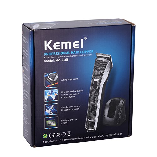 KYG Profi Elektrischer Haarschneider mit Ladestation Haarschneidemaschine Trimmer Hair Clipper Schwarz/Weiß - 9