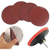 Cırt Zımpara Seti + Matkap Aparatı 115 mm (10 Par&ccedil;a)