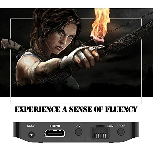 Android 6.0 TV Box, 2017 Modell GooBang Doo ABOX Smart TV Box Amlogic S905X 64 Bits und Real 4K Spielen - 8