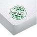 White Terry Baby Crib Cot Toddler Mattress Protector Pad Cover 140cm X 70cm X 16cm + FREE BLUE OVERLAY GIFT 40 X 100cm! FREE SHIPPING in UK! Hypoallergenic Waterproof Fitted Sheet Cotton 5 Years Warranty! Money Back Guarantee!
