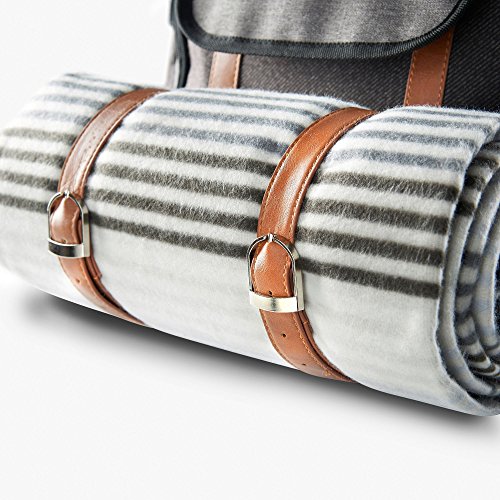 VonShef Picknick-Rucksack mit Decke für 4 Personen - 8