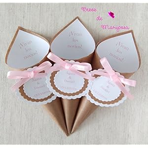 50 Einheiten. Reiskegel für Hochzeit