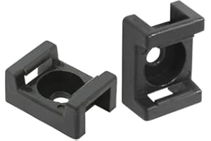 DEBFLEX Soporte Simple para Brida Negro De 9 Mm Bolsa De 20