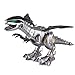 Produktbild Womdee Elektronischen Dinosaurier Spielzeug, Roboter Dinosaurier Spielzeug Dinosaurier Roboter Spielzeug Batterie betriebene Dinosaurier Spielzeug mit Nebel Spray blinkende Lichter Sounds gehen Grau