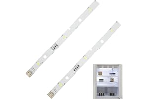 ZEILABANG KAKADI 2 Stück LED-Lichtleiste für RONGSHENG/HISENSE-Kühlschrank,Kühlschrank-Lichtleiste,Ersatz-Kühlschranklampe kompatibel mit Kenwood Kühlschrank,KIFF5017 KIFF5020 KIFF7017 KIFF7020 KIFF7020 ﻿