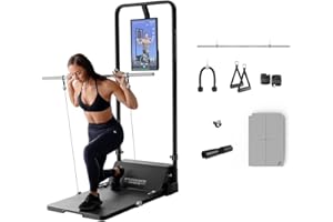 Speediance Smart Home Gym System, Gym Monster Multifunktionale Smith Maschine Home Gym Power Cage, Tragbare Kabelmaschine für Home Workout, Ganzkörper-Krafttraining Fitness