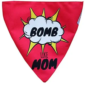 Lana Paws Bomb Like Mom Dog Bandana/Dog Scarf/Dog Accessories (Size M-L)