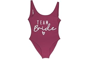 LXURY Bikini Triangolo Donna Team Bride One-Piece Costume da Bagno Squad Donne Costume da Bagno del Partito Bachelorette Costume da Bagno Estivo Beachwear Costume da Bagno