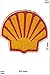 Produktbild Patch - SHELL - rot gelb - BIG - Muschel - Motorsport - Ralley - Auto - Rennsport - Motorbike - Motorrad - Patches - Aufnäher Embleme Bügelbild Aufbügler