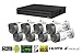Produktbild 1080p HDCVI 8 Kanal Videoüberwachung Set mit 8 außen/innen Überwachungskameras mit Nachsicht in Full HD Qualität!
