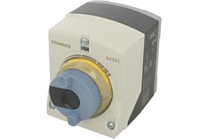 SIEMENS S55158-A106 3-Position Linear Actuator, 230VAC, Rotary Switch, ON-NONE-ON Operation, IP54 Rated, 1A, Wi-Fi Connectivity, Panel Mount, 3-Way Circuit, 1 Count