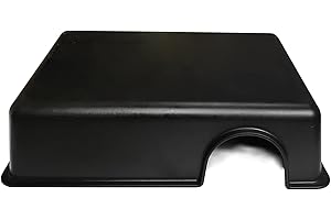 DOSYEN NA Gecko Accessories Cachette pour reptiles en plastique polypropylène facile à nettoyer (sans motif, L)