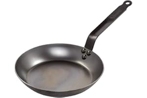 de Buyer Steel Frying Pan, Made of Heavy Quality Steel - 24cm (9.5) by De Buyer